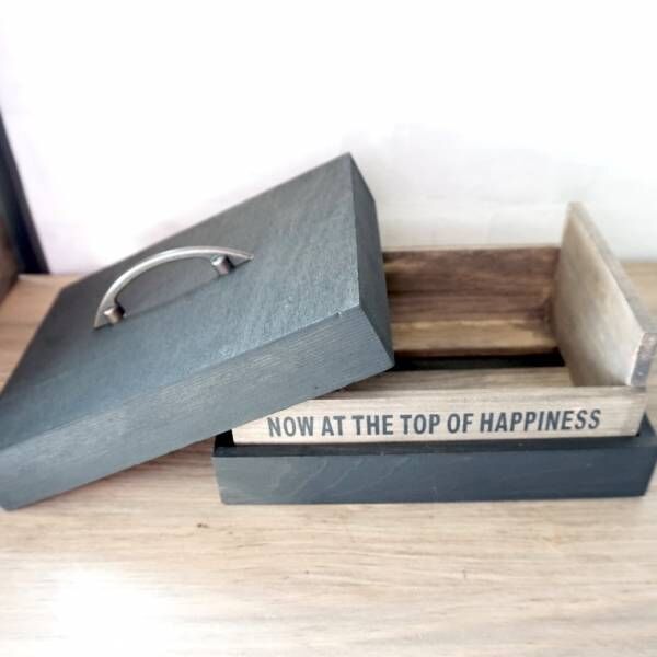 連載 100均木箱を組み合わせで蓋付木箱へリメイクしよう 19年6月19日 ウーマンエキサイト 1 3