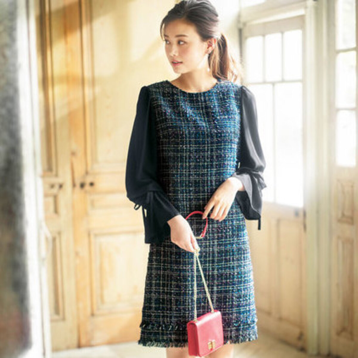 寒い季節だけじゃない 春ツイード で大人上品コーデを楽しもう 19年3月17日 ウーマンエキサイト 1 4