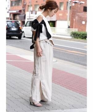 狙うのはセクシーorヘルシー ショルダーカットトップス 大人女子コーデ特集 19年7月23日 ウーマンエキサイト 2 4