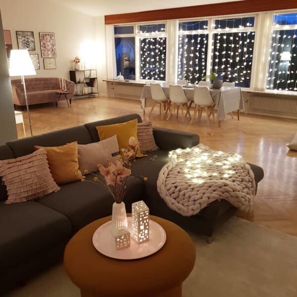 ガーランドライト で冬のインテリアを格上げ 海外のおしゃれな空間づくり実例集 19年11月11日 ウーマンエキサイト 1 6