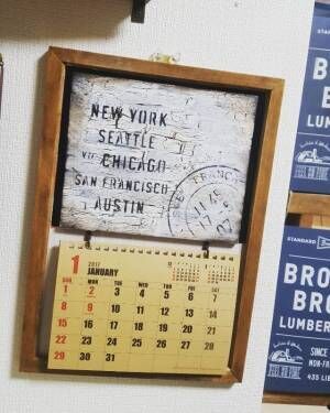 カレンダーインテリア 話題のステンディグカレンダー 手作りカレンダーがおしゃれ 19年12月26日 ウーマンエキサイト 4 5