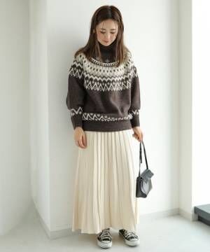 デザイン カラー豊富 あったか可愛いニットスカートの冬コーデをチェック 19年12月28日 ウーマンエキサイト 2 4