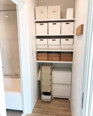 生活感downで実用性up 脱衣所 が使いやすくなる収納アイデア 年2月21日 ウーマンエキサイト 1 4