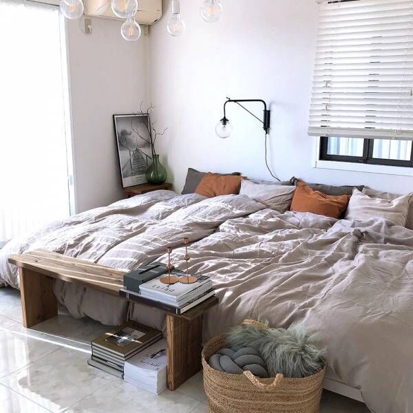 おしゃれな寝室に憧れる シンプルで素敵なベッドルームインテリア実例 年2月15日 ウーマンエキサイト 1 4