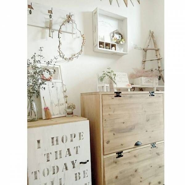 玄関を癒しの場所に 見た目も収納力もグンと良くなる靴箱diy実例集 年3月15日 ウーマンエキサイト 1 4