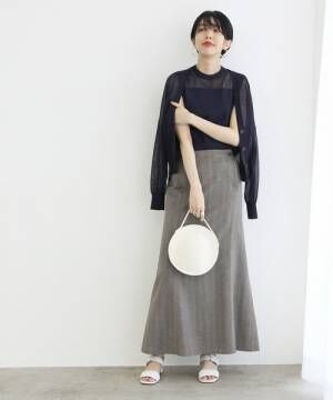 ショートでも ミドルでも ロングでも 大人女性のカーディガンコーデ集 年6月22日 ウーマンエキサイト 1 5