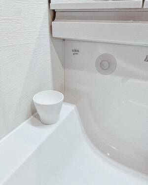 衛生的にも安心して使える 洗面所の コップ 収納アイデアを紹介 年8月1日 ウーマンエキサイト 2 4