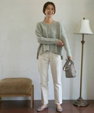 ミントグリーン は秋も活躍してくれる 大人女性の爽やかコーデを大特集 年11月4日 ウーマンエキサイト 1 4