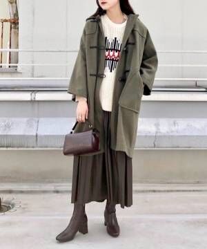 今年の 新作ダッフルコート をチェック 大人可愛い冬コーデ特集 年11月22日 ウーマンエキサイト 1 6