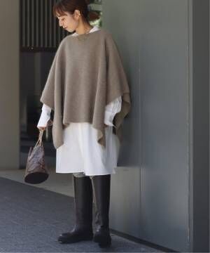 抜け感コーデならこれ 大人女子におすすめのポンチョデザインニット15選 年12月1日 ウーマンエキサイト 1 4