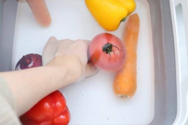 野菜を一時的に保存する・洗う22