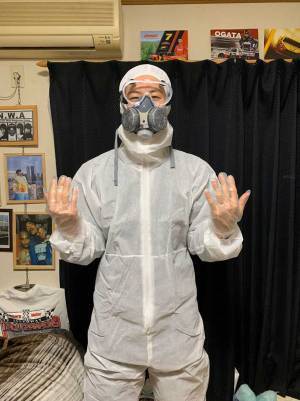 「弟氏、本気装備で学校行ってた」 感染症流行の中で登校した生徒の姿がこちら