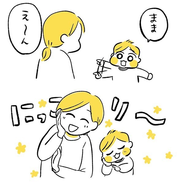 泣いている母にびっくり！　その後、息子の行動に「爆笑した」「容赦ない」