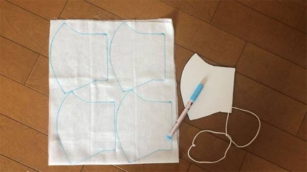 政府の布マスクを 立体マスク にリメイク ナイスアイディア 真似したい の声 年4月21日 ウーマンエキサイト 1 2