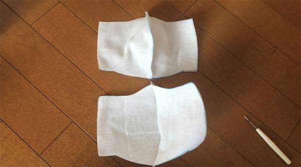 政府の布マスクを『立体マスク』にリメイク！　「ナイスアイディア」「真似したい」の声