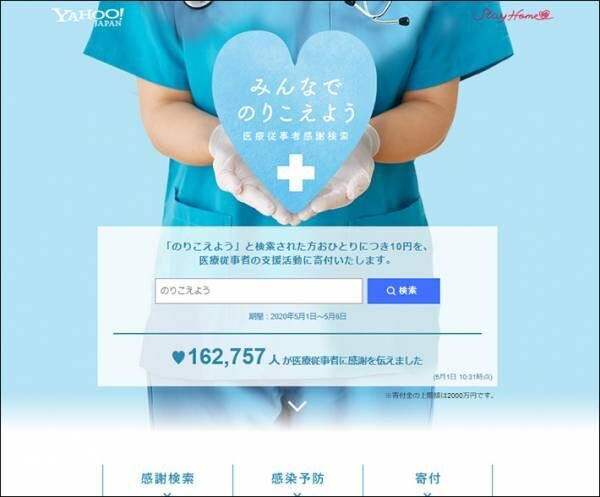 『ある言葉』を検索するだけで１０円の寄付　医療時医者の支援が広がる