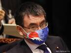 河野太郎防衛大臣が着けていたマスク、実は…？　作成元に「かっこよすぎ」の声
