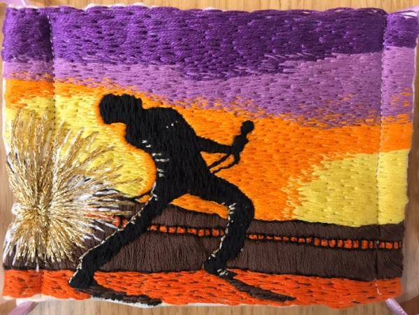 『自慢のマスク』が情熱的　完成品に「すごい迫力」「観賞用ですね』