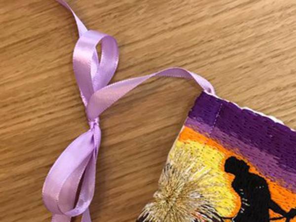 『自慢のマスク』が情熱的　完成品に「すごい迫力」「観賞用ですね』