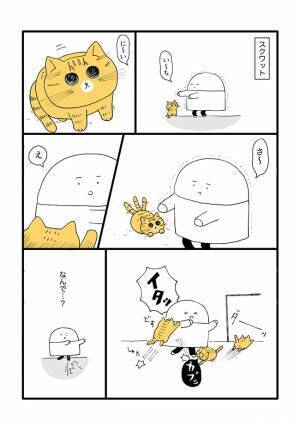 「かわいい顔してえげつない…」　飼い主も思わず真顔「無慈悲」「鬼だ…」