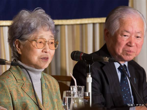 横田早紀江さん、亡くなった夫・滋さんの最期を語る　「目元にうっすら涙が」