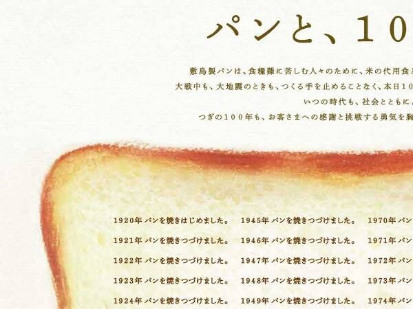 「めっちゃパン焼いてる」　新聞に掲載された、敷島製パン１００周年記念広告が話題