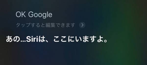 『Siri』に「OK Google」としつこく呼んだら見事な返しが…　【全８パターン】