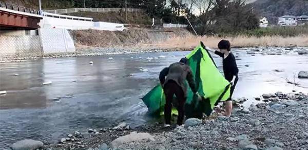 キャンプ初心者　思わぬハプニングに２１万人が吹いた