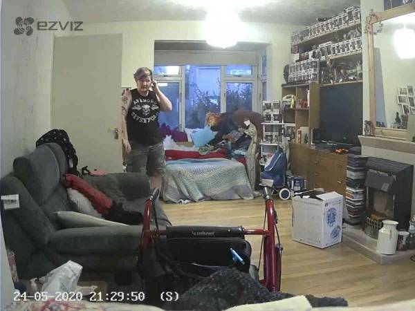 愛猫の幽霊？　監視カメラの映像にネットが騒然　「泣ける」「どう見ても猫」