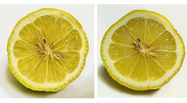 描いたレモンはどっち？　Twitterの投稿に「一瞬混乱した」「クオリティすごい」の声