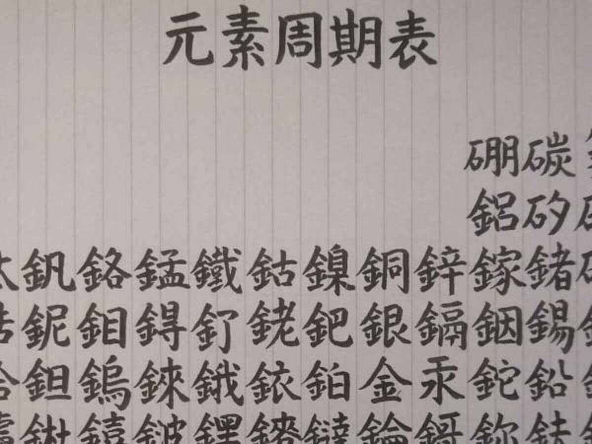 水兵リーベ僕の船 はどこ 多くの人がざわついた元素周期表とは 2020年7月13日 ウーマンエキサイト 1 2