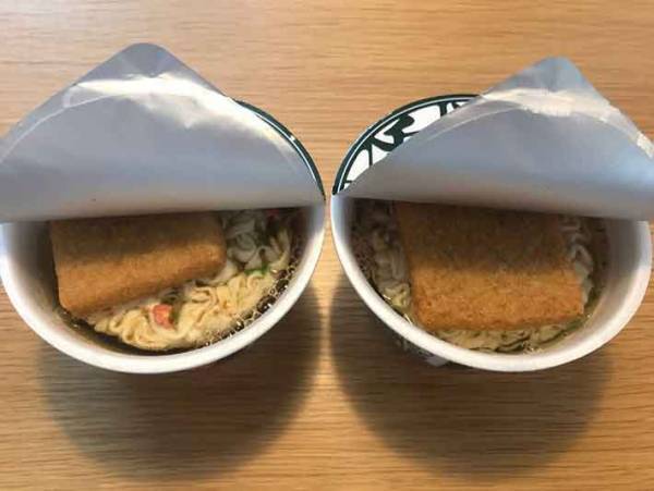 どん兵衛の麺をモッチモチにするライフハックを試してみた