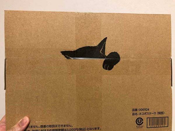 何かのぞいてる…　クロネコヤマトで『小さな荷物』が届いたので、開けてみると？