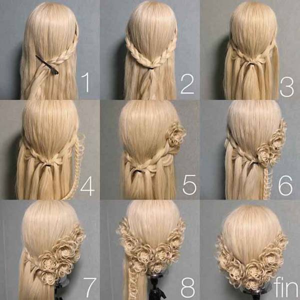 「わかんない！」「理解不能！」　大勢がざわついた『薔薇のまとめ髪』の作り方とは…