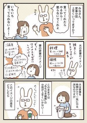家事の分担がうまくいかないと悩む女性　しかし『ある方法』を閃いて…？