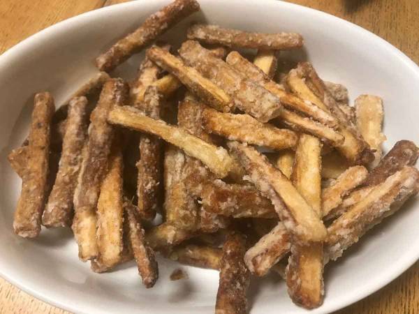 やめられないとまらない！おつまみにぴったり ごぼう唐揚げの作り方