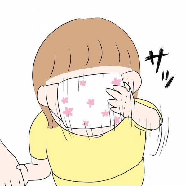 「ちゃんとマスクして偉いね」　店員に褒められた３歳娘が、予想外の行動に…！