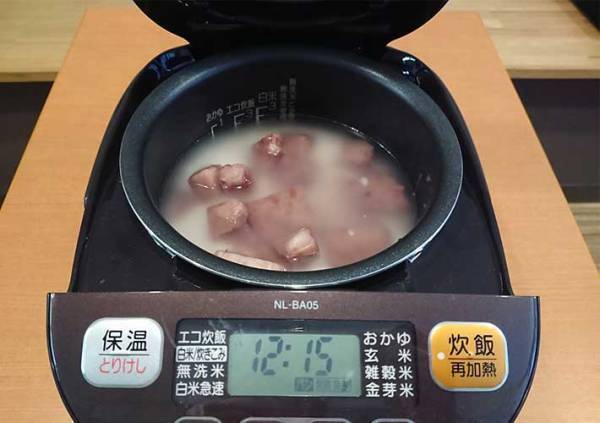 井村屋の『あずきバー』　炊飯器に入れてみたら…！？