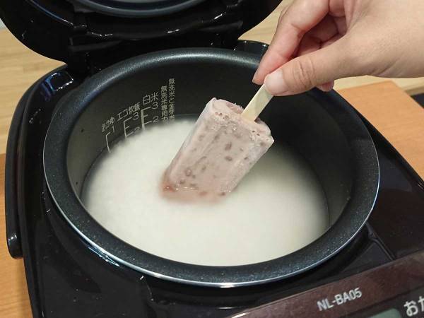 井村屋の『あずきバー』　炊飯器に入れてみたら…！？