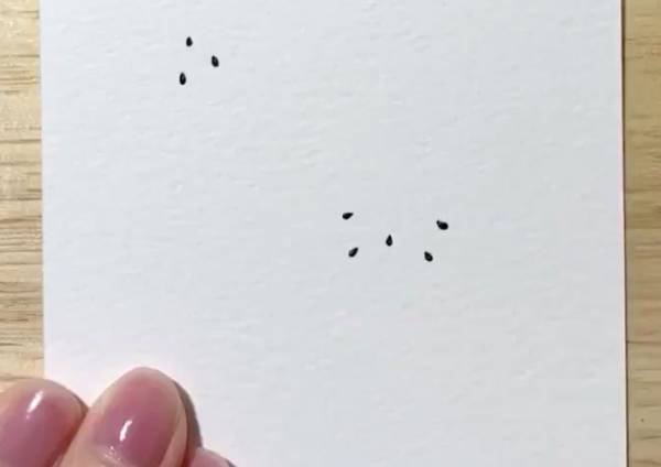 紙に描かれた点々…　ここにたった『ひと筆』加えると？　「なんて素敵」「神技」