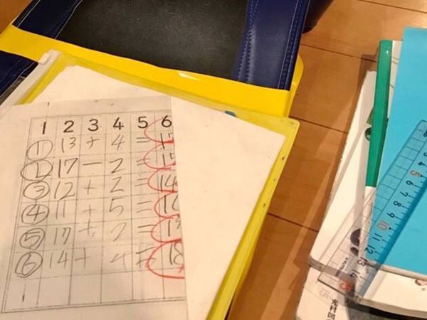 息子のランドセルの中に入っていたのは…？　その光景に、癒される人が続出