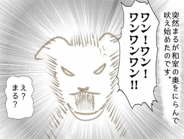 暗闇に向かって突然吠え出した愛犬　恐怖が最高潮に達した少女は…？