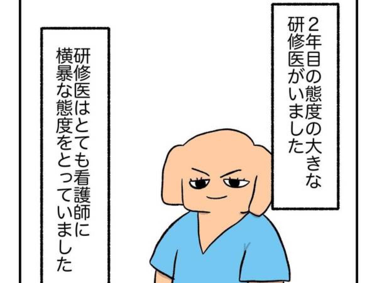 看護師を見下す 横柄な研修医 ある日 指導医が放った ひと言 にスカッ 年9月26日 ウーマンエキサイト 1 2