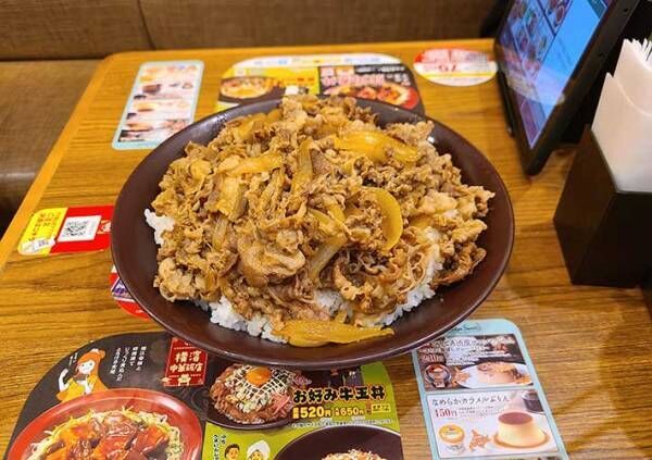 すき家の裏メニュー『キングサイズ』の牛丼にチャレンジその量とカロリーに驚愕！