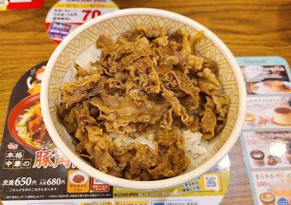 すき家の裏メニュー『キングサイズ』の牛丼にチャレンジその量とカロリーに驚愕！