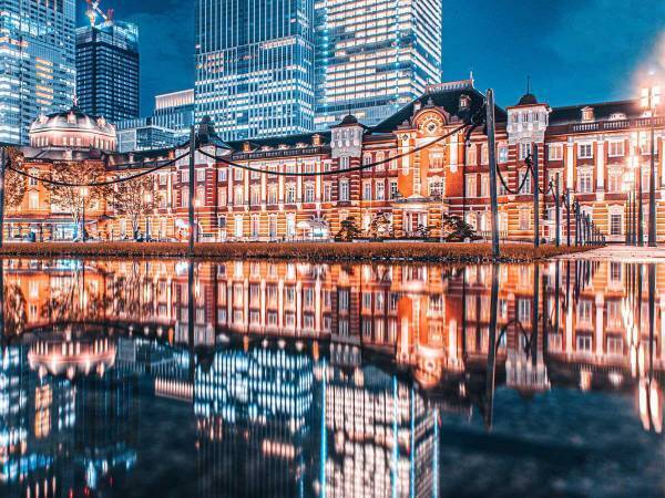 まるで異国のよう…！　東京駅を撮影した『４枚』に、２０万人が心奪われる