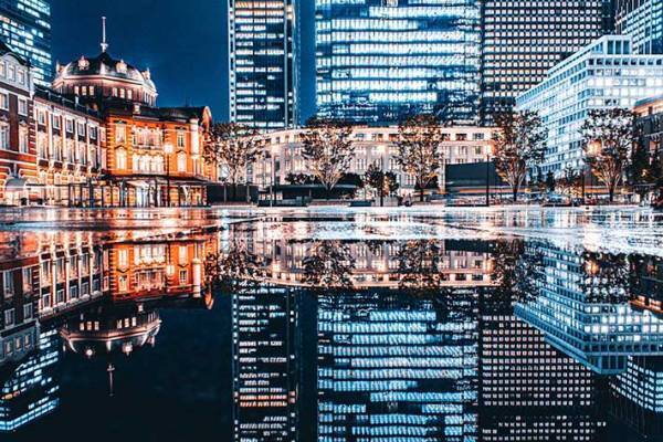 まるで異国のよう…！　東京駅を撮影した『４枚』に、２０万人が心奪われる