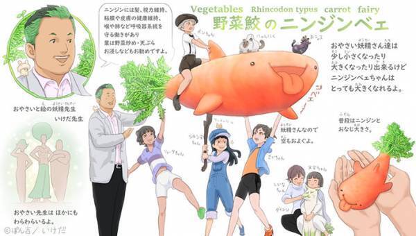 野菜嫌いな子供もきっと好きになる！　かわいすぎる『おやさい妖精さん』をご紹介