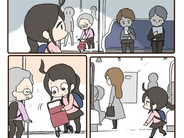 電車とホームの段差に苦戦していた高齢女性　手助けしようとしたところ？