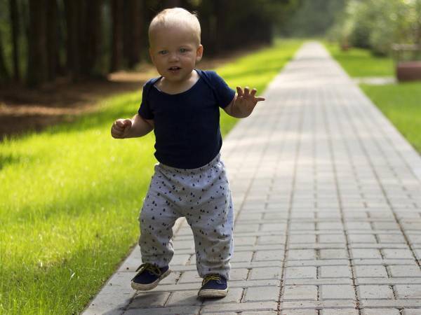 散歩中にハロウィンの飾りを見かけた男の子が？　「この子の圧勝」「愛おしい」